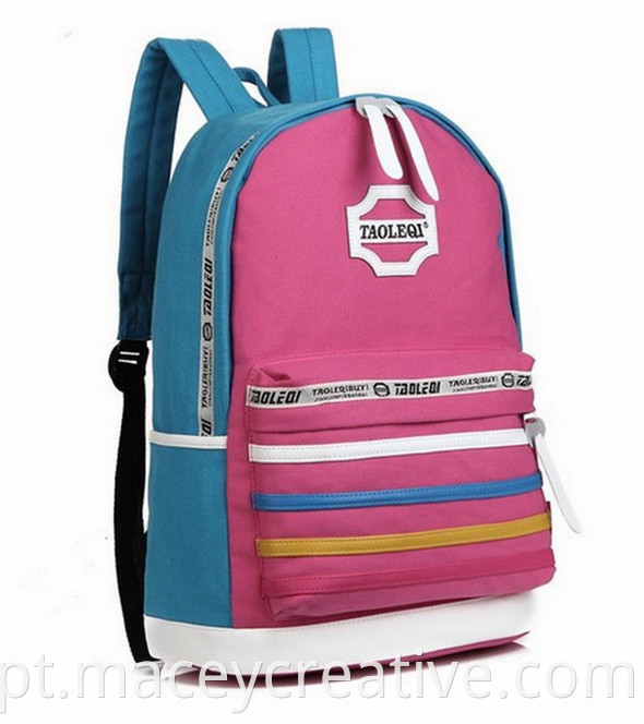 600D Polyster Fashion Girls School Backpack Bag
